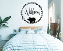 Woodland Bear and Customised Name Nursery Decal